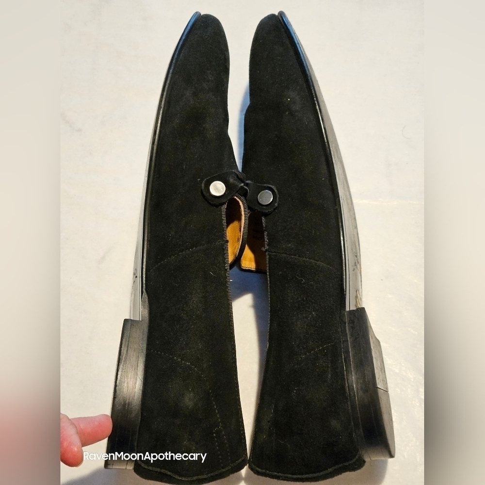 Mens Aldo Tassle Velvet Shoes - Picture 3 of 7